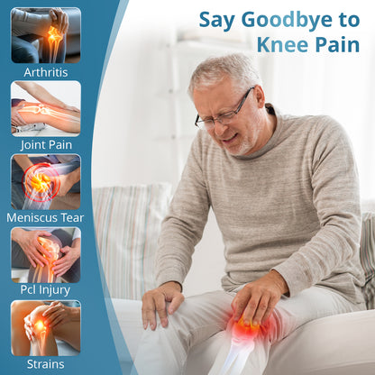 Kinstron 2 Pack Compression Knee Brace for Men & Women – Breathable Non-Slip Knee Support Sleeve for Running, Hiking, Workout, Weightlifting, Sports, Arthritis, Knee Pain Relief & Recovery – Premium Latex-Free for Sensitive Skin