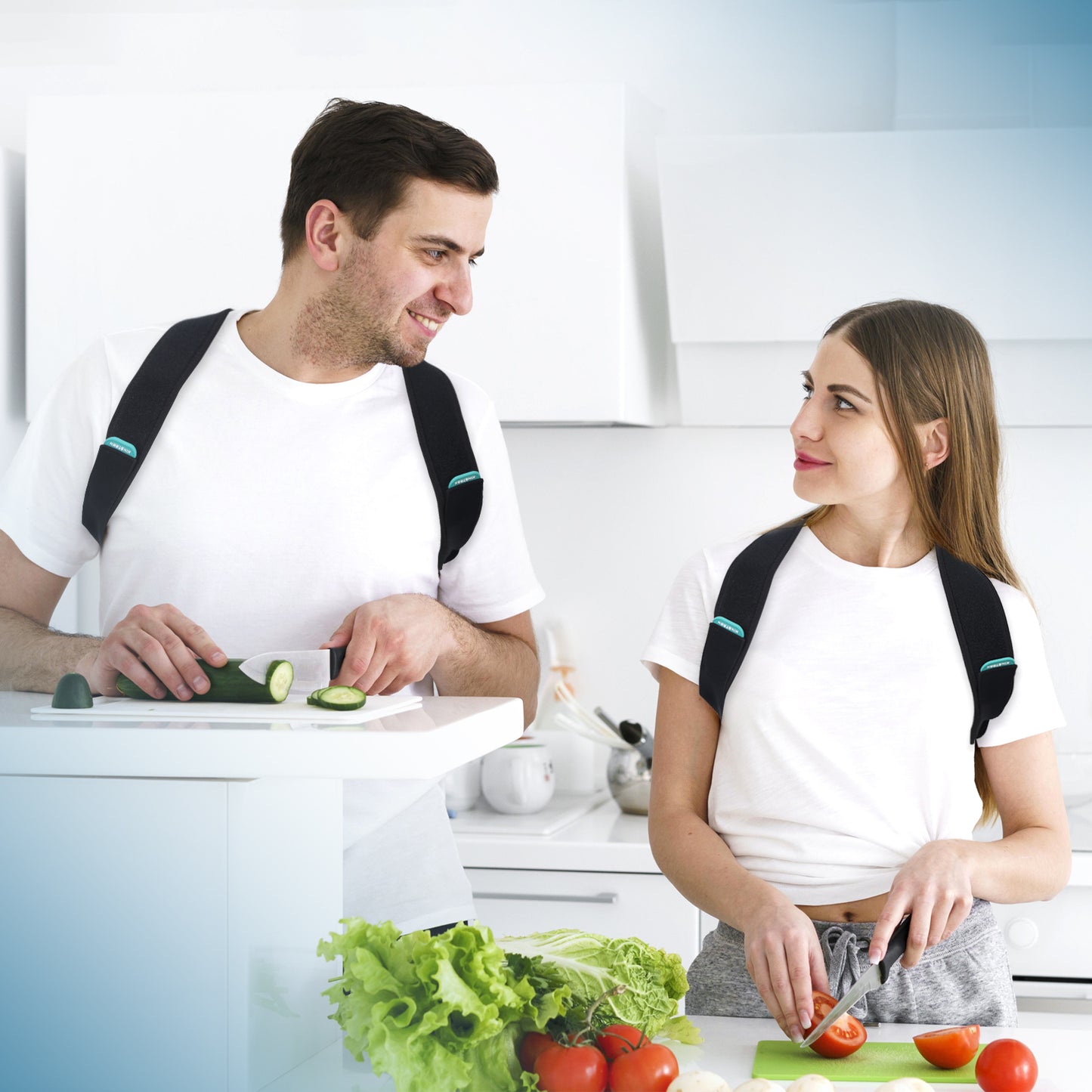 Kinstron Posture Corrector for Men and Women, Comfortable Upper and Back Brace, Adjustable Back Support for Back, Shoulder and Neck